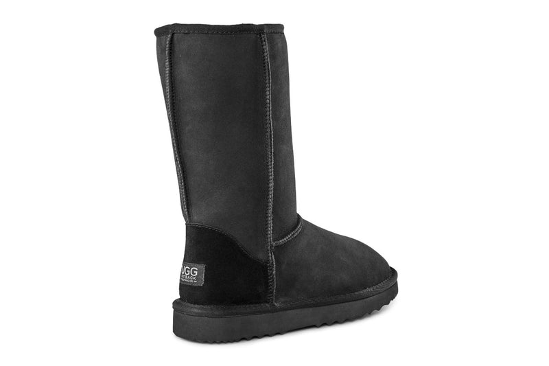 UGG Outback Premium Double Face Sheepskin Long Classic Boot (Black)