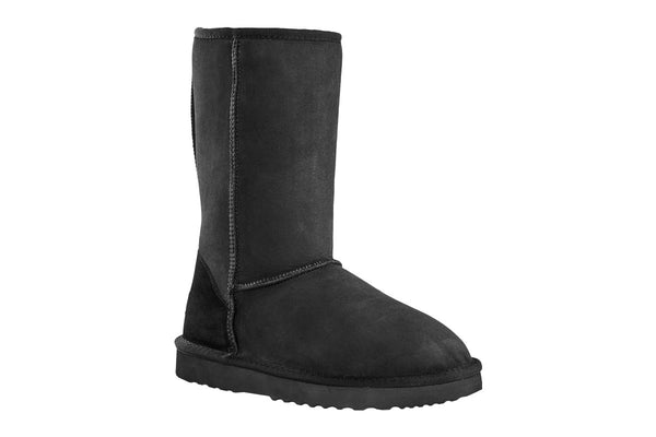 UGG Outback Premium Double Face Sheepskin Long Classic Boot (Black)