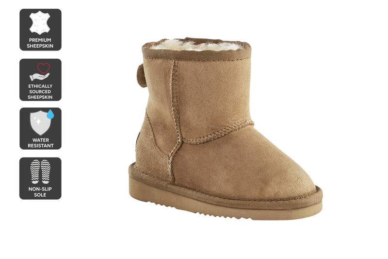 UGG Outback Kid's Premium Double Face Sheepskin Classic Boot (Chestnut)