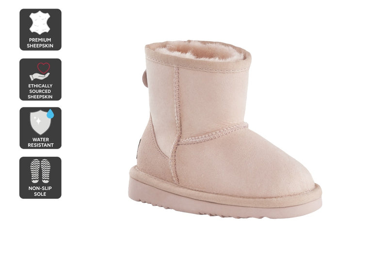 UGG Outback Kid's Premium Double Face Sheepskin Classic Boot (Pink)