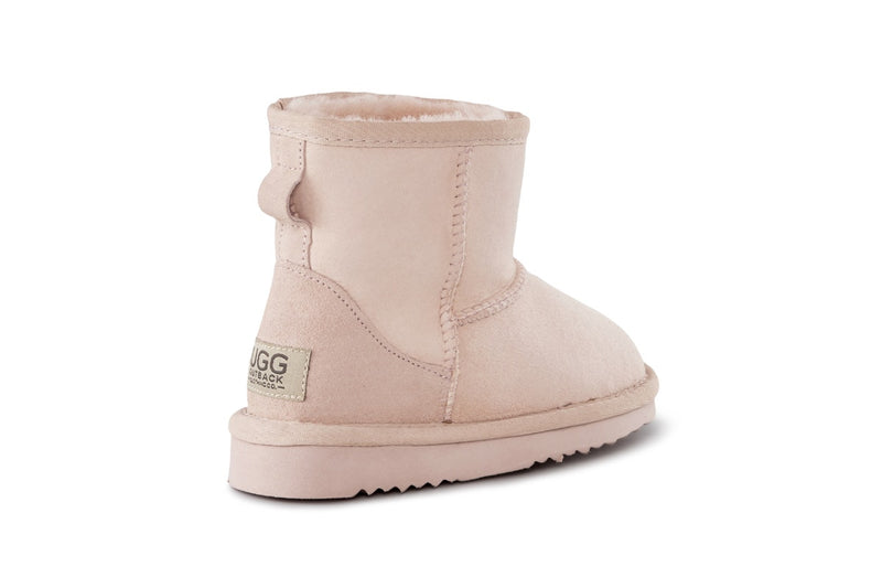 UGG Outback Kid's Premium Double Face Sheepskin Classic Boot (Pink)