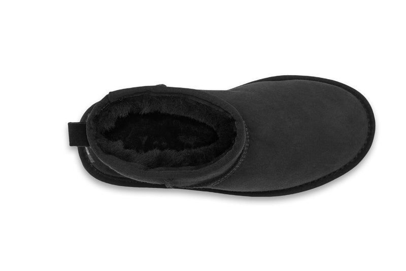UGG Outback Premium Sheepskin Ultra Mini Boot (Black)