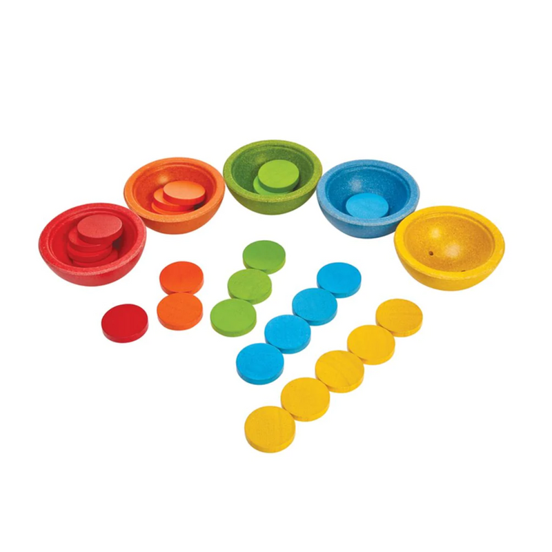 PlanToys - Sort & Count Cups