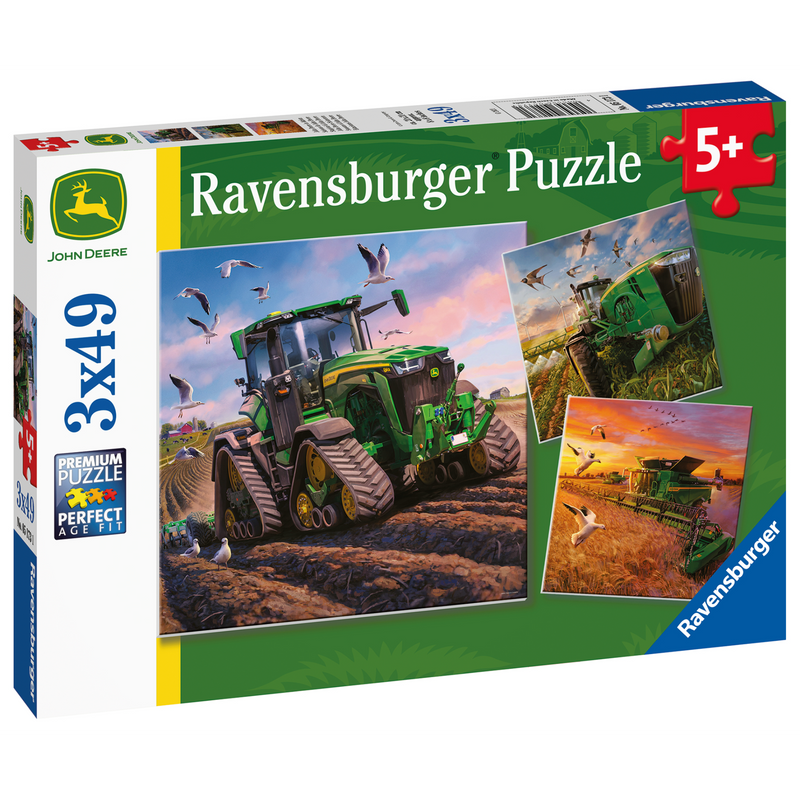 Ravensburger - WT Seasons of John Deere Puzzle 3x49pc