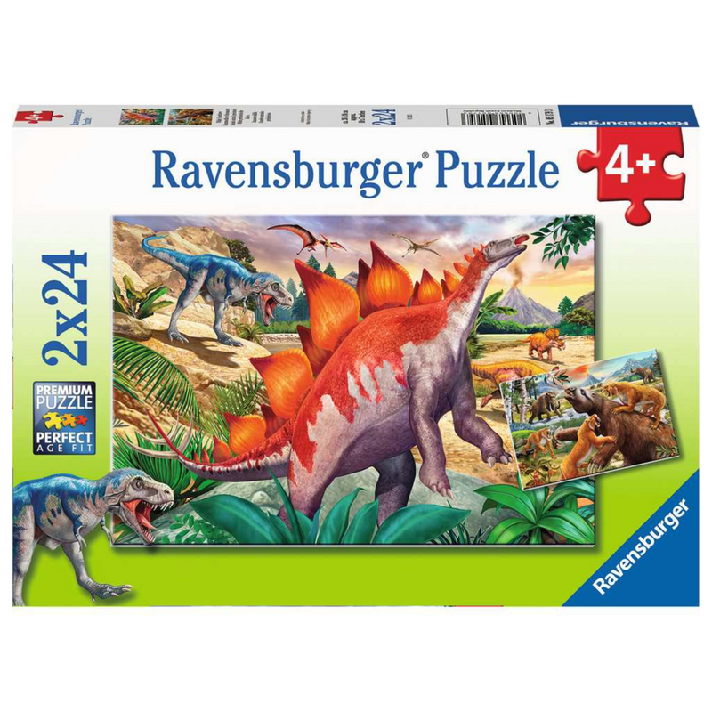 Ravensburger - Jurassic Wildlife Puzzle 2x24pc