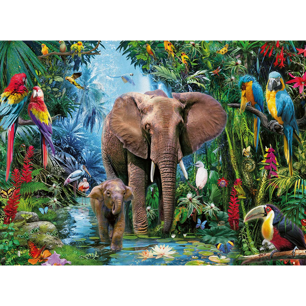 Ravensburger - Elephants at the Oasis Puzzle 150pc