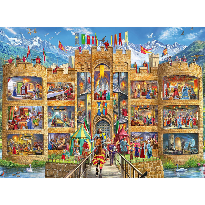 Ravensburger - Cutaway Castle Puzzle 150pc