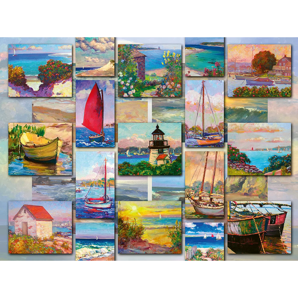 Ravensburger - Coastal Collage Puzzle 1500pc