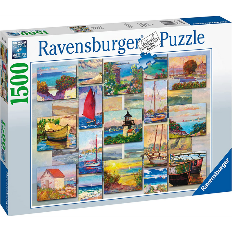 Ravensburger - Coastal Collage Puzzle 1500pc