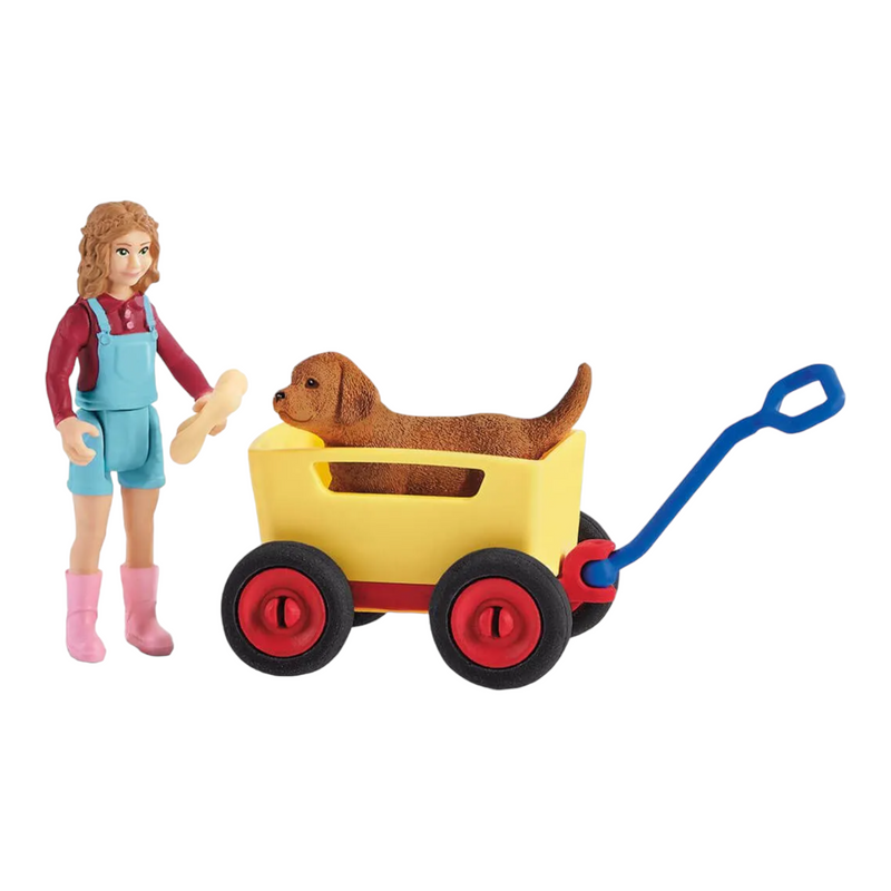 Schleich - Puppy Wagon Ride