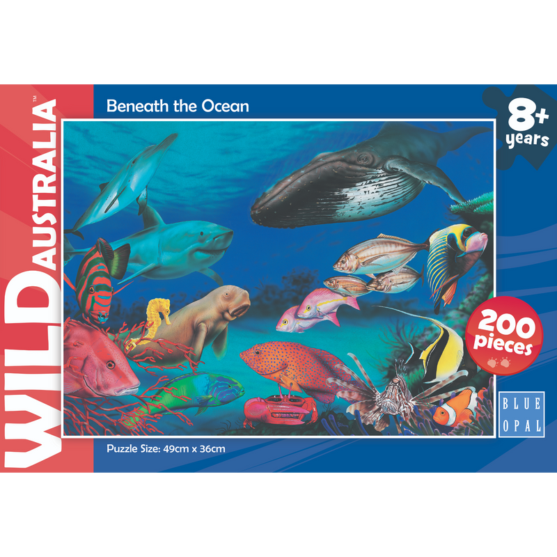 Blue Opal - Wild Aust Beneath the Oceans 200 pieces