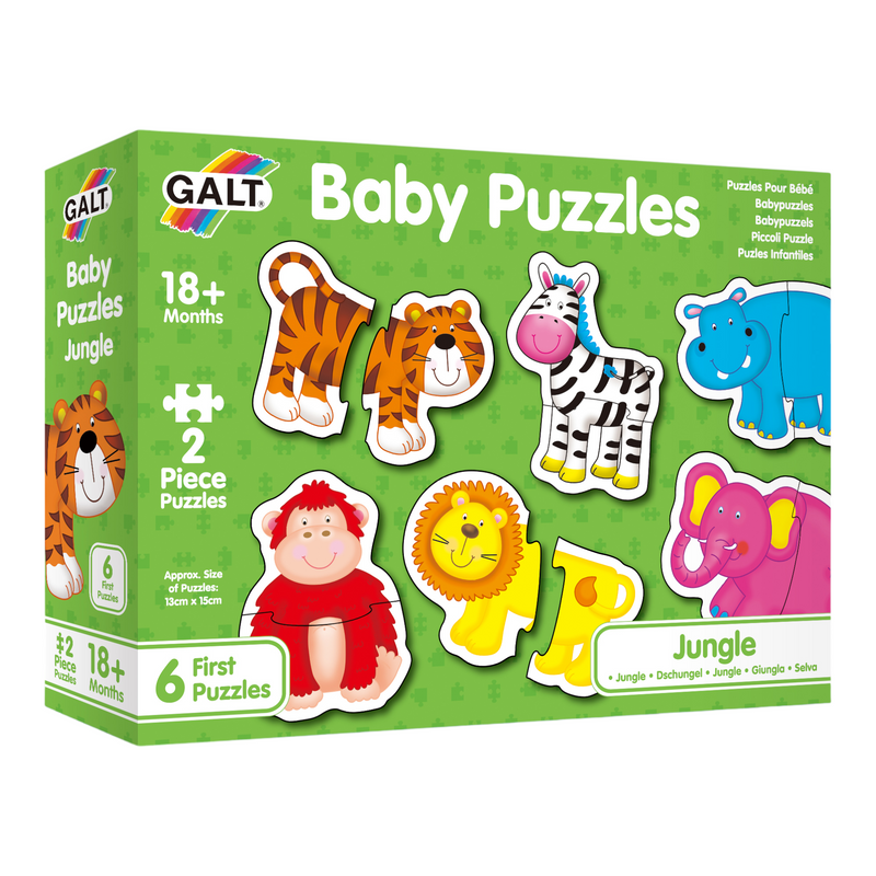 Galt - Baby Puzzles Jungle - 2pcs