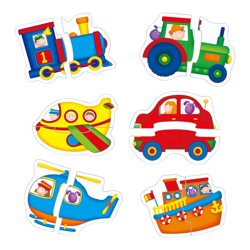 Galt - Baby Puzzles -Transport - 2pcs