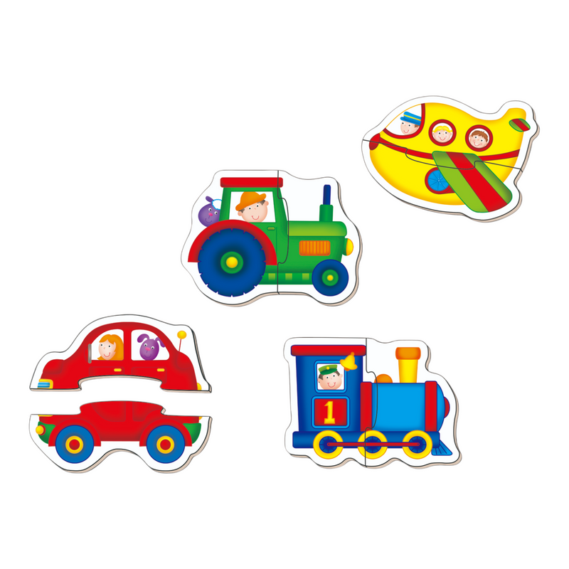 Galt - Baby Puzzles -Transport - 2pcs