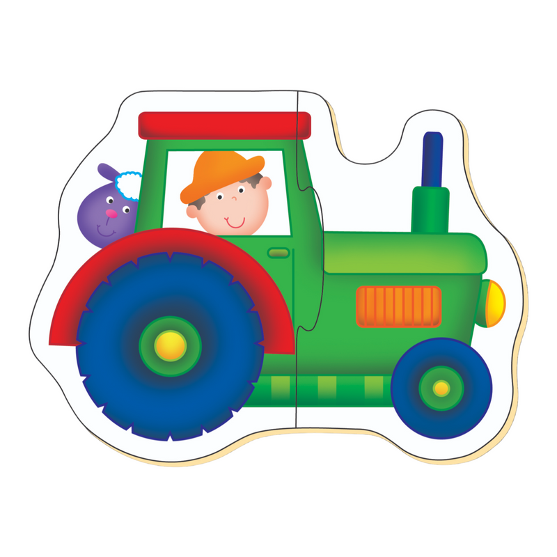 Galt - Baby Puzzles -Transport - 2pcs