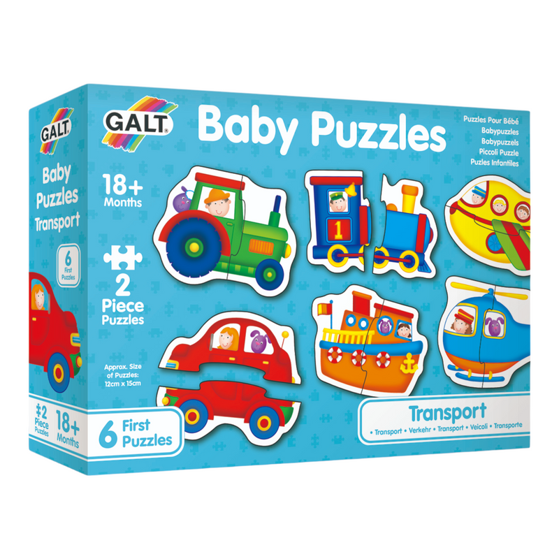 Galt - Baby Puzzles -Transport - 2pcs