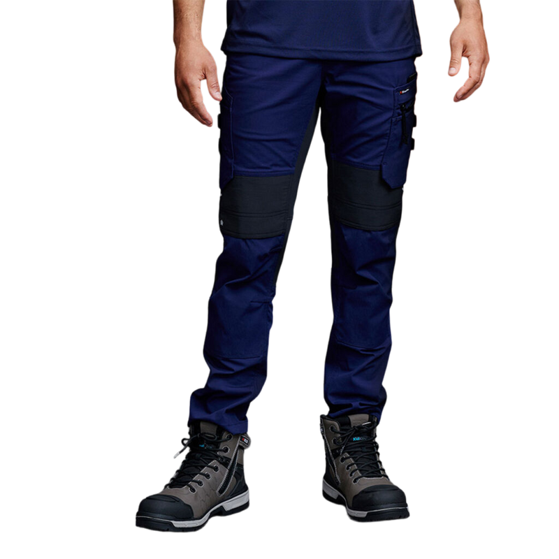 KingGee Men's Quantum Lightweight Stretch Ripstop Pants With Knee Inserts - Navy