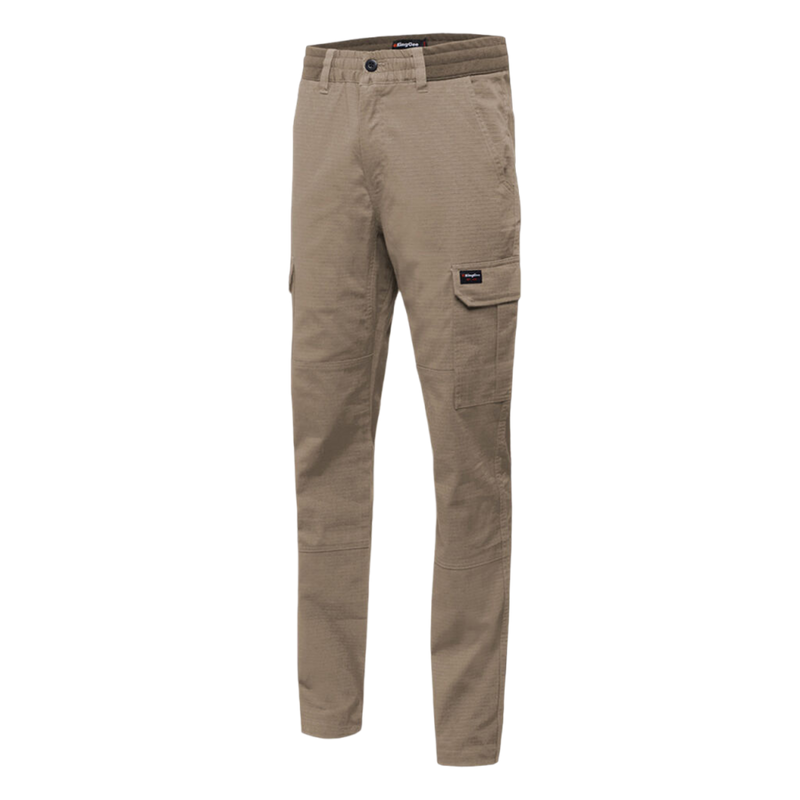 KingGee Men's Tradies Comfort Waist Pants - Desert