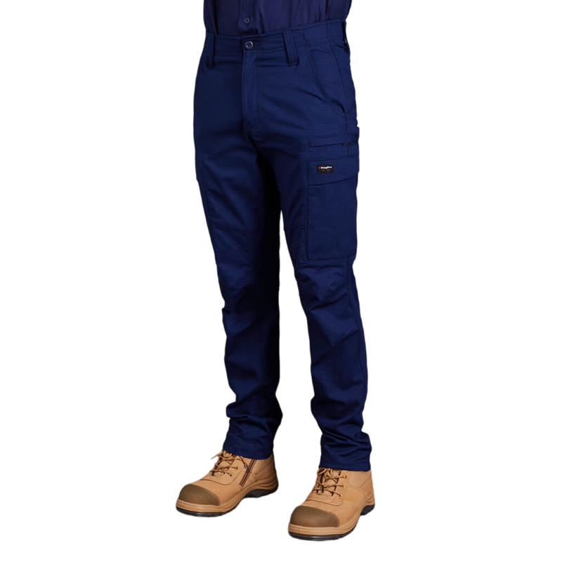 KingGee Men's Workcool Pro Stretch Cargo Work Pants - Navy