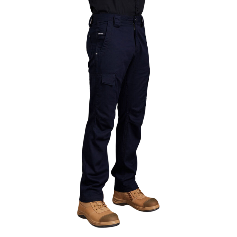 KingGee Men's Tradies Summer Lightweight Cargo Work Pants - Oiled Navy