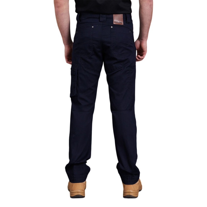 KingGee Men's Tradies Summer Lightweight Cargo Work Pants - Oiled Navy