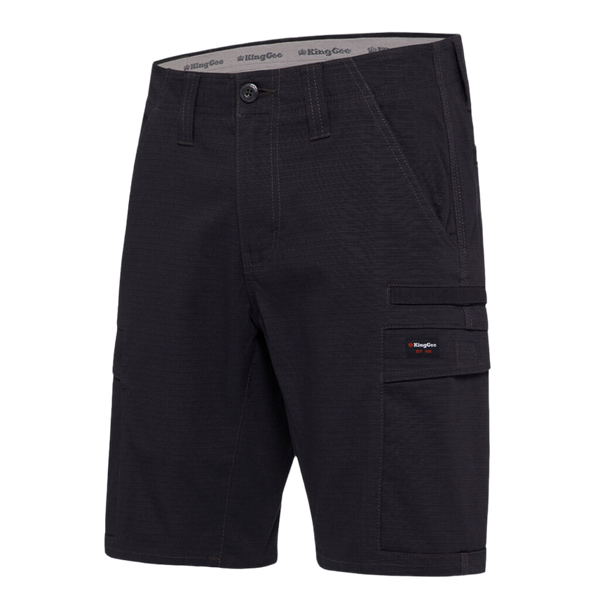 KingGee Men's Workcool Pro Stretch Work Shorts - Black