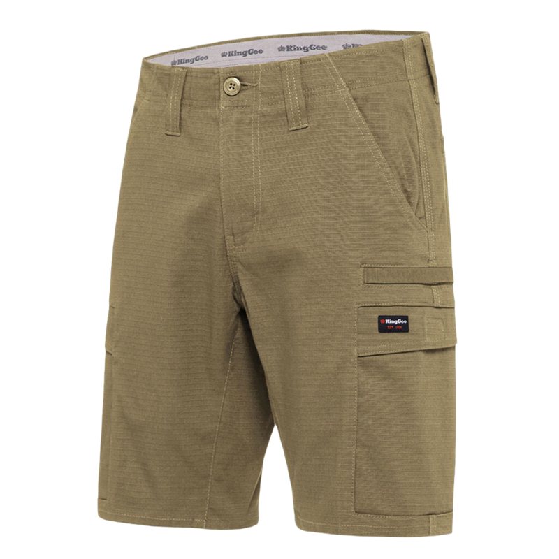 KingGee Men's Workcool Pro Stretch Work Shorts - Khaki