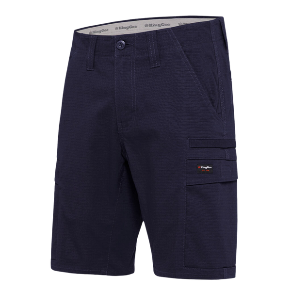 KingGee Men's Workcool Pro Stretch Work Shorts - Navy