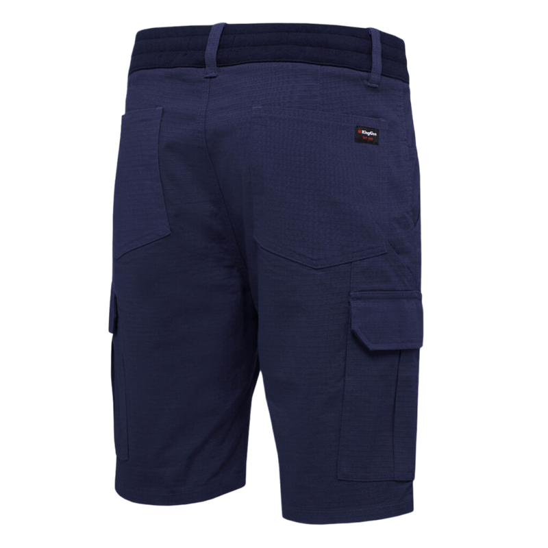 KingGee Men's Tradies Comfort Waist Work Shorts - Navy