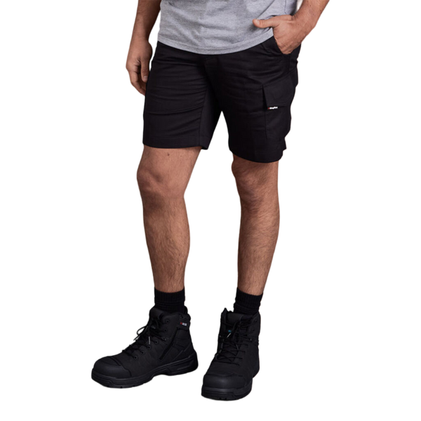 KingGee Men's Workcool 2 Lightweight Ripstop Cargo Work Shorts - Black