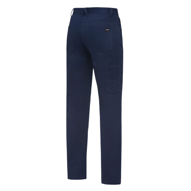 KingGee Women's Cargo Drill Work Pants - Navy