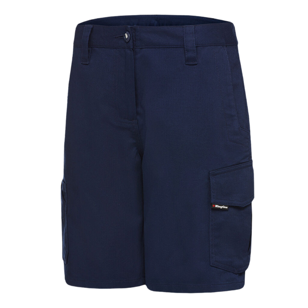 KingGee Women's Workcool 2 Lightweight Cargo Shorts - Navy