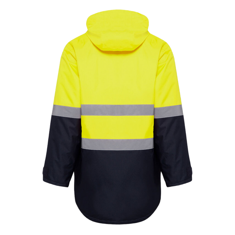 KingGee Men's Hi-Vis Reflective Waterproof Insulated Jacket - Yellow/Navy