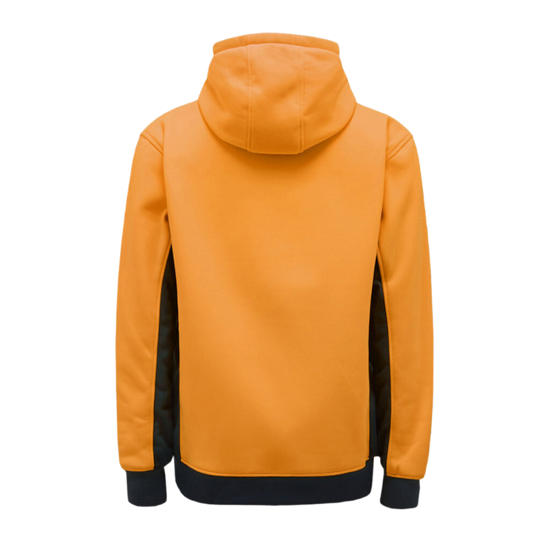 KingGee Men's Hi-Vis Fleece Pullover Hoodie - Orange/Navy