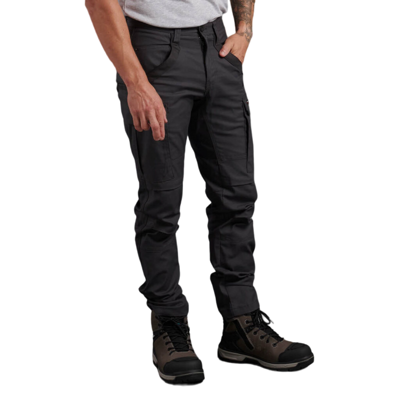 KingGee Men's Tradies Stretch Cargo Pant - Charcoal