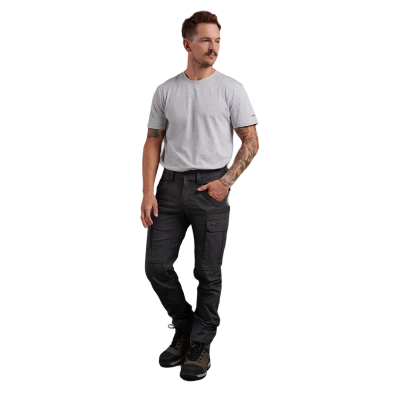 KingGee Men's Tradies Stretch Cargo Pant - Charcoal