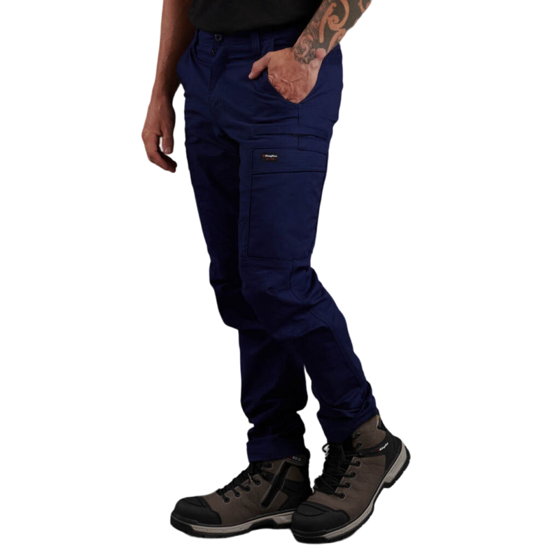 KingGee Men's Tradies Stretch Cargo Pant - Navy