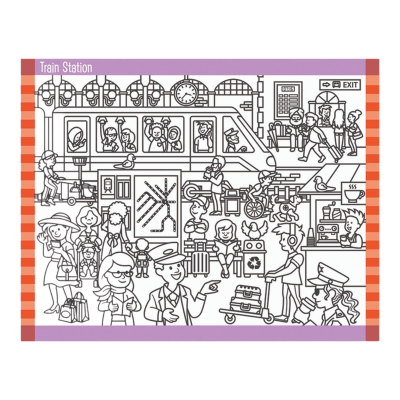 Melissa & Doug - Seek & Find Sticker Pad - Around Town