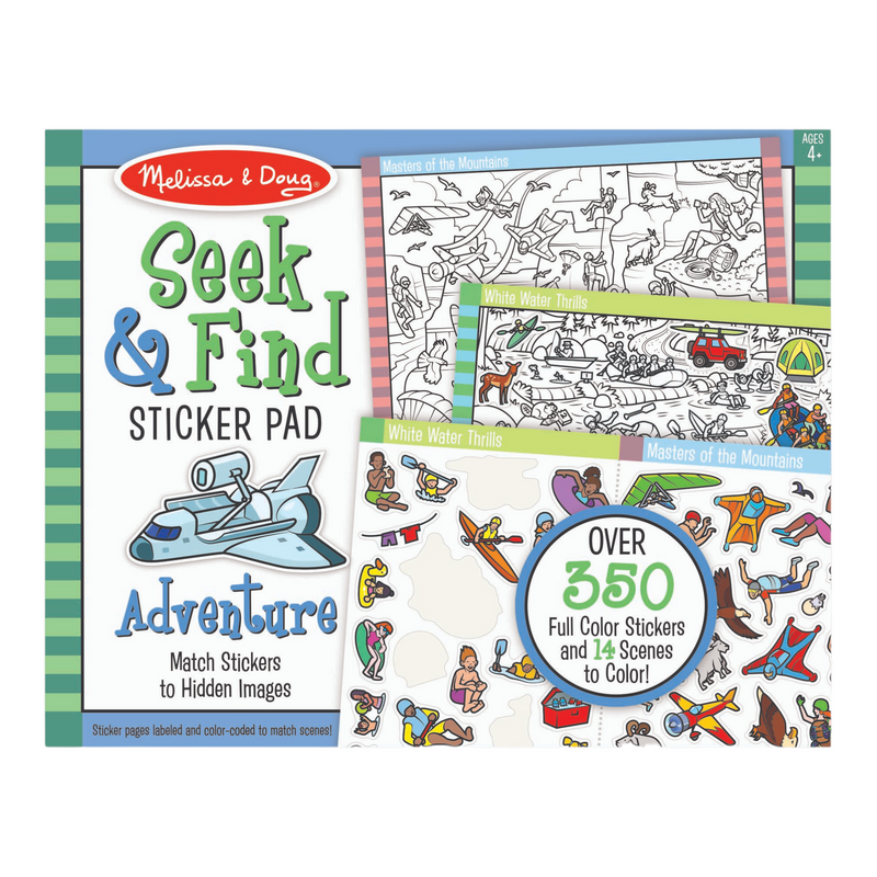 Melissa & Doug - Seek & Find Sticker Pad - Adventure