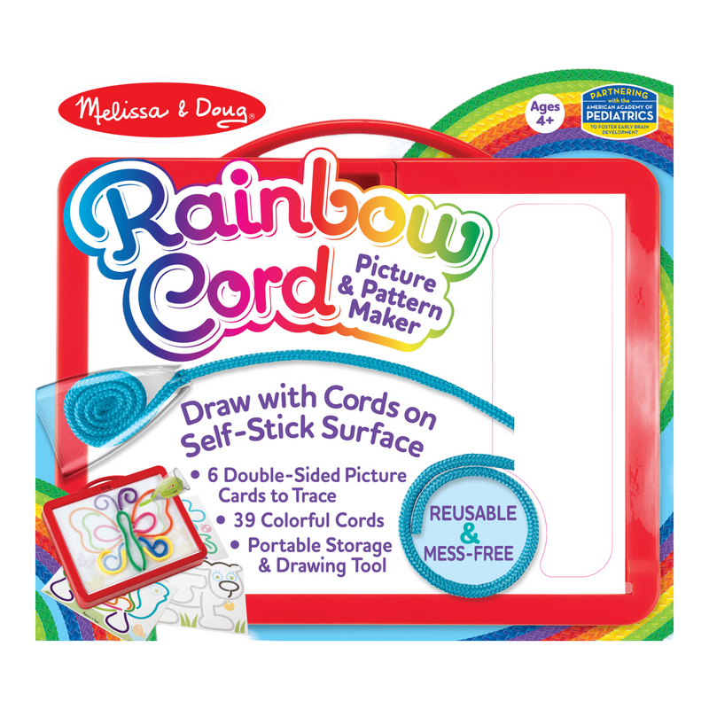 Melissa & Doug - Rainbow Cord & Picture Pattern Maker