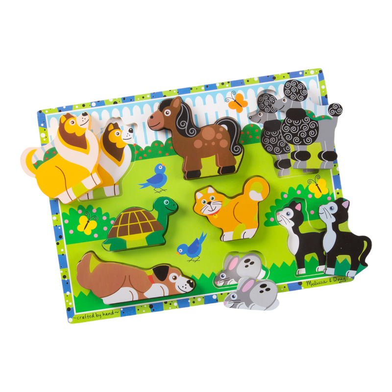 Melissa & Doug - Pets Chunky Puzzle 8pce