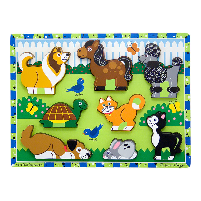 Melissa & Doug - Pets Chunky Puzzle 8pce