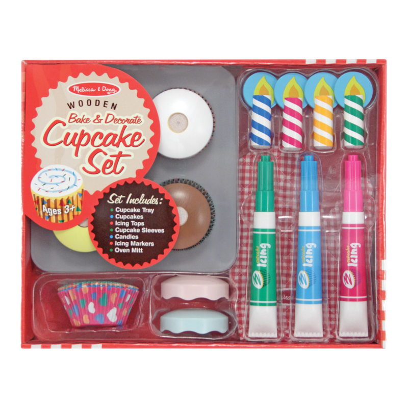 Melissa & Doug - Bake & Decorate Cupcake Set