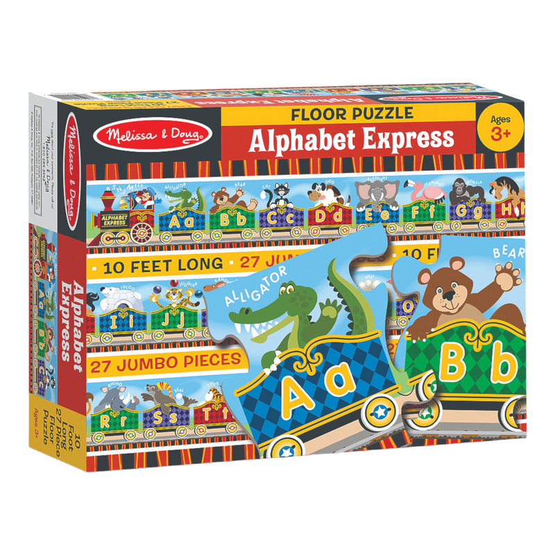 Melissa & Doug - Alphabet Express Floor Puzzle 27pce