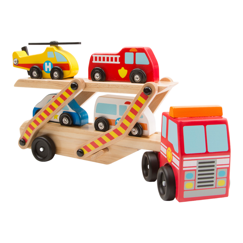 Melissa & Doug - Emergency Vehicle Carrier