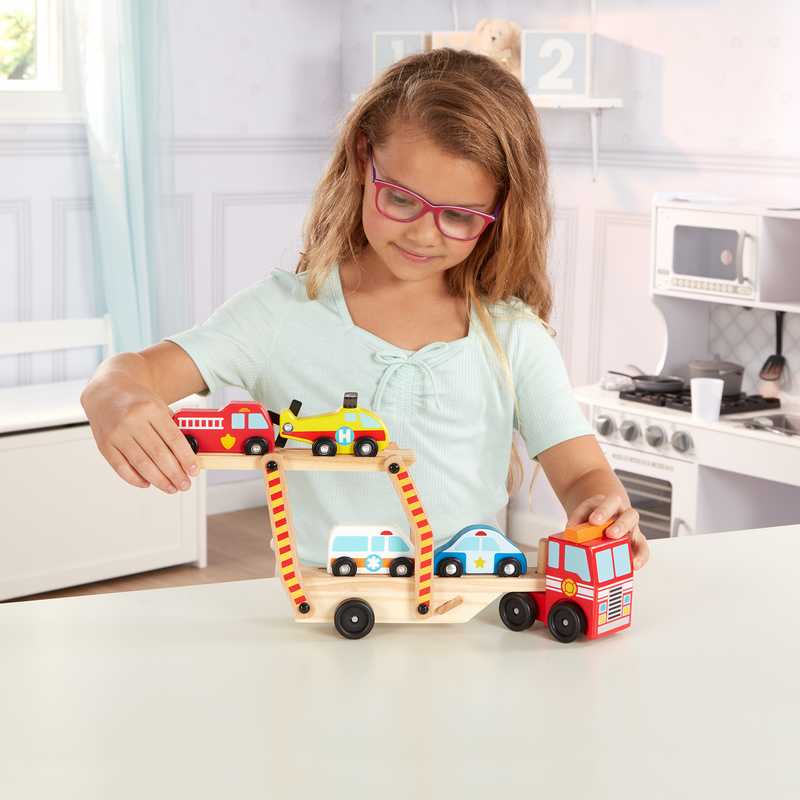 Melissa & Doug - Emergency Vehicle Carrier