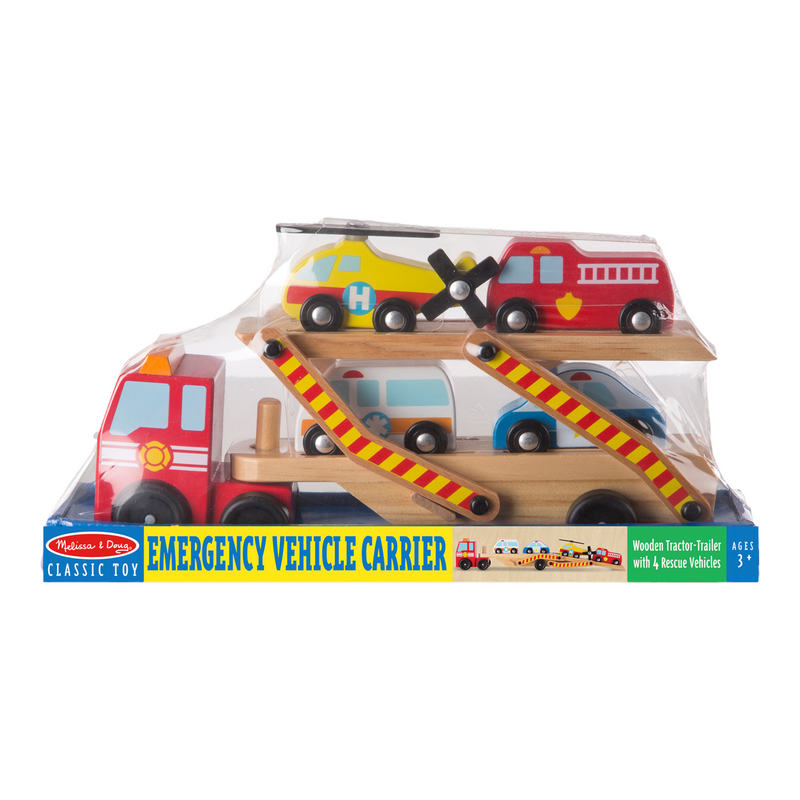 Melissa & Doug - Emergency Vehicle Carrier