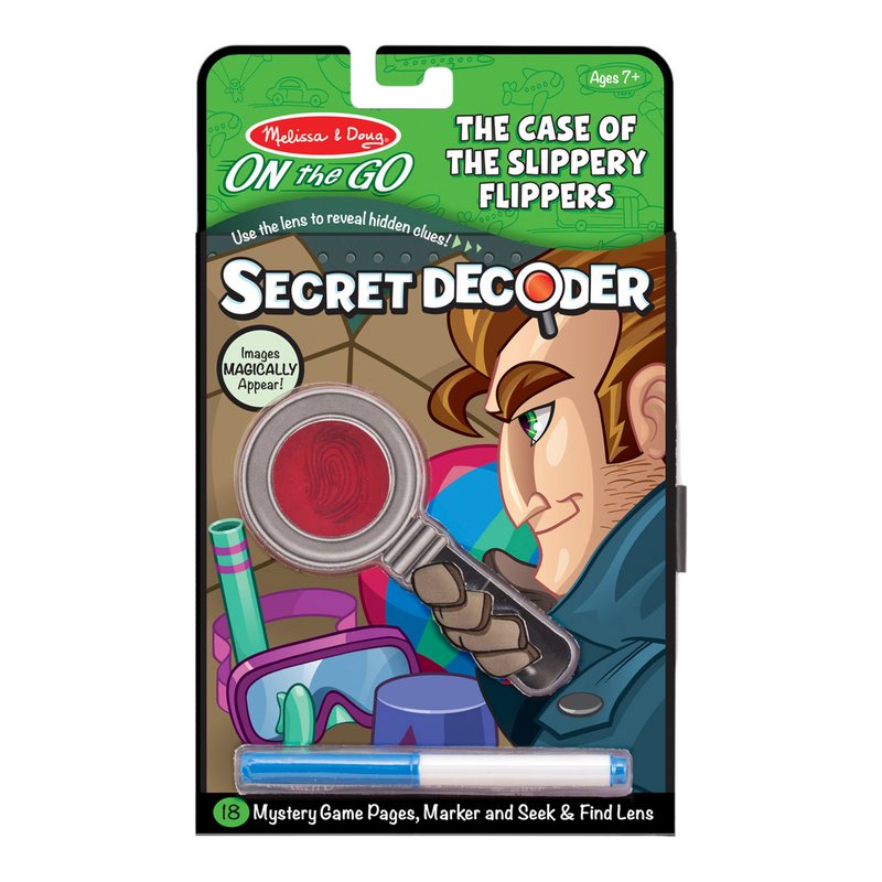 Melissa & Doug - On The Go - Secret Decoder - Slippery Flippers