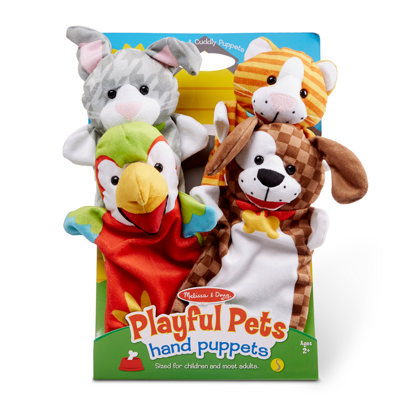 Melissa & Doug - Hand Animal Puppets - Pets
