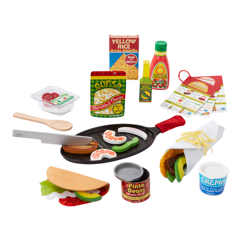 Melissa & Doug - Fill & Fold Taco & Tortilla Set